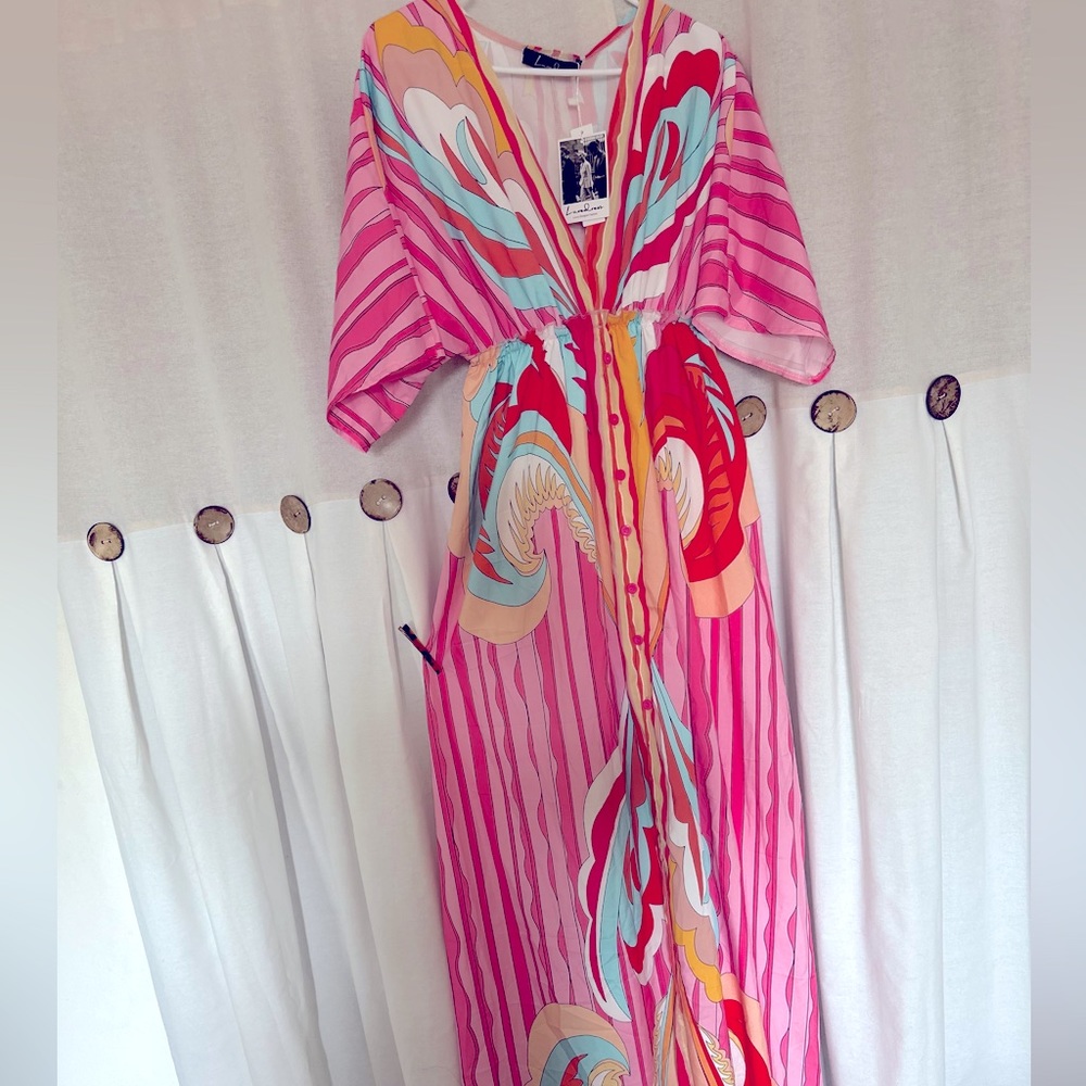 Luxed Dress multi color maxi